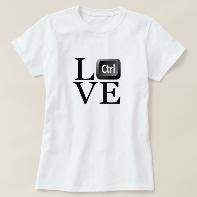 I Love Control T-Shirt (Design Front)
