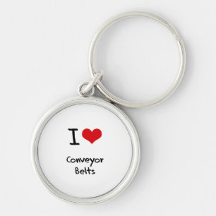 I love Conveyor Belts Key Ring