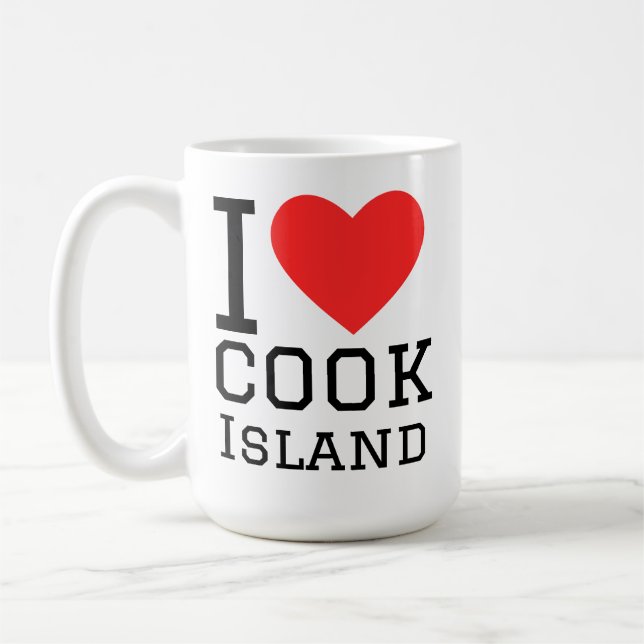 I love cook island coffee mug (Left)