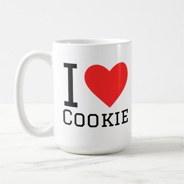 I love cookie coffee mug (Left)