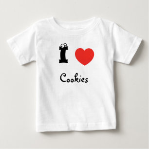 I love cookies shirt. baby T-Shirt