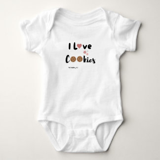 I love cookies, Tia's bakery Baby Bodysuit