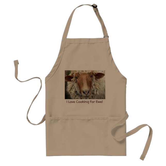 I Love Cooking For Ewe: Standard Apron (Front)