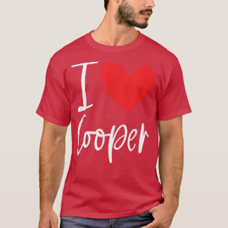 I Love Cooper Name Personalized Girl Woman BFF Fri T-Shirt
