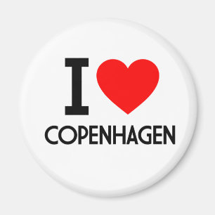 I Love Copenhagen Magnet