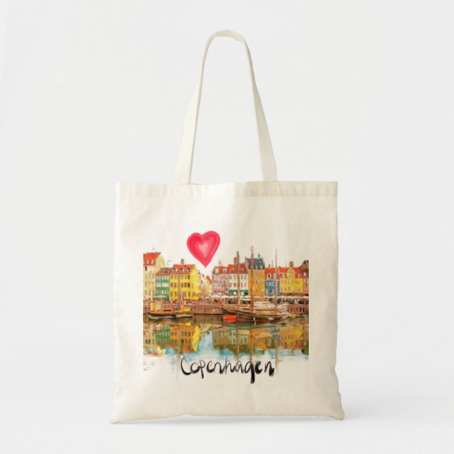 I love Copenhagen Tote Bag (Front)