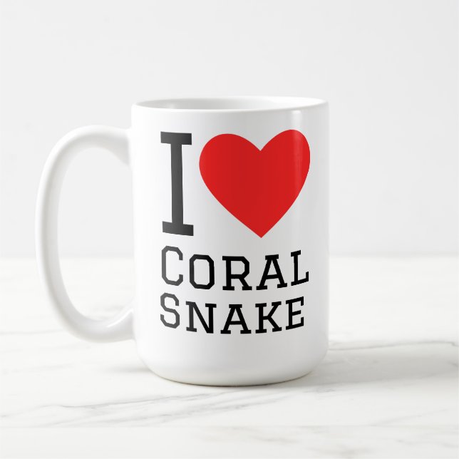 I love coral snake coffee mug (Left)
