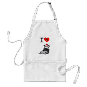 I love Corgi butt Standard Apron