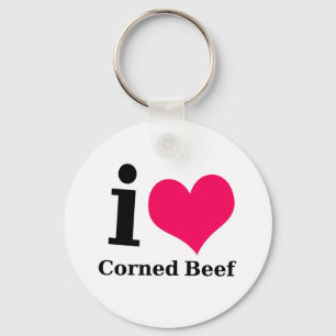 I love Corned Beef Key Ring