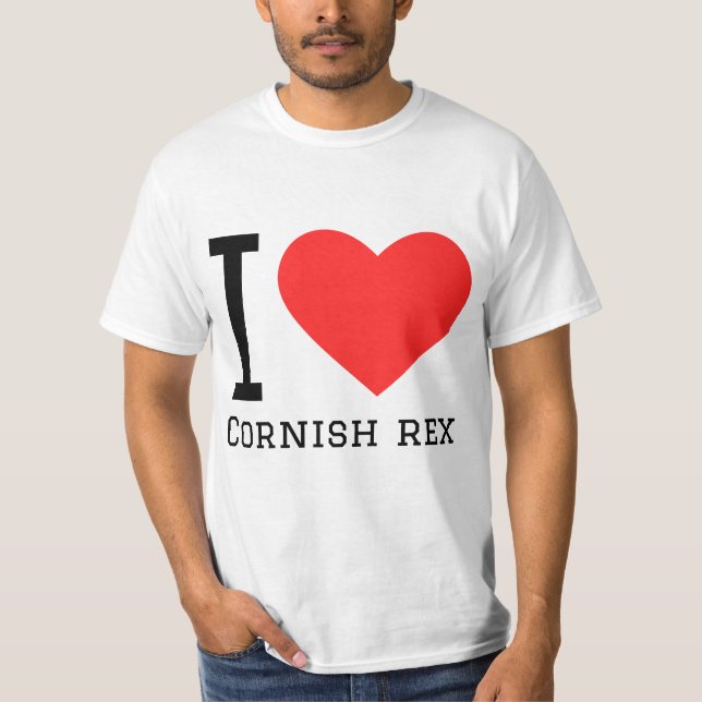 I love cornish Rex  T-Shirt (Front)