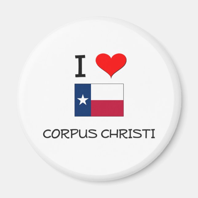 I Love Corpus Christi Texas Magnet (Front)