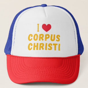 i love Corpus Christi,Texas Trucker Hat