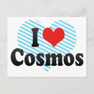I Love Cosmos Postcard