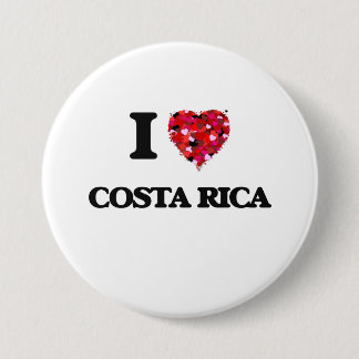 I Love costa rica 7.5 Cm Round Badge