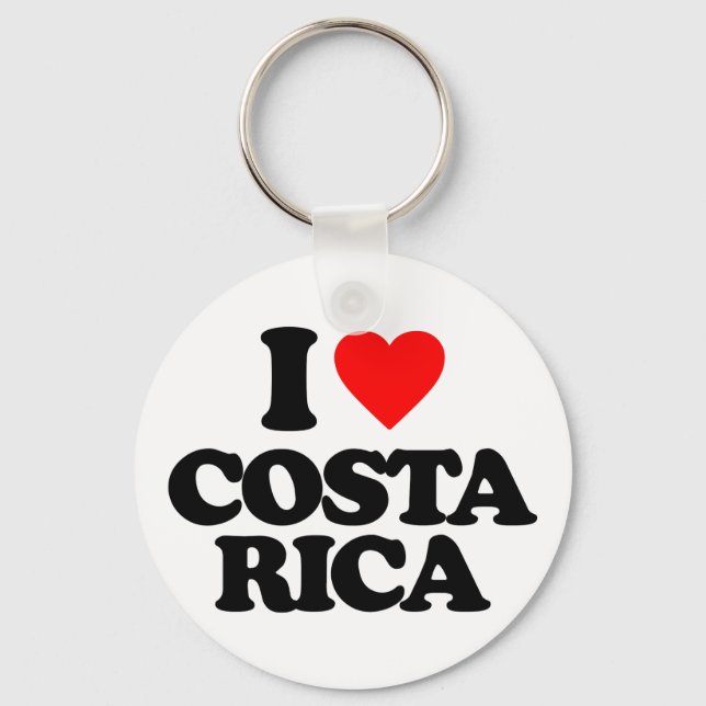 I LOVE COSTA RICA KEY RING (Front)