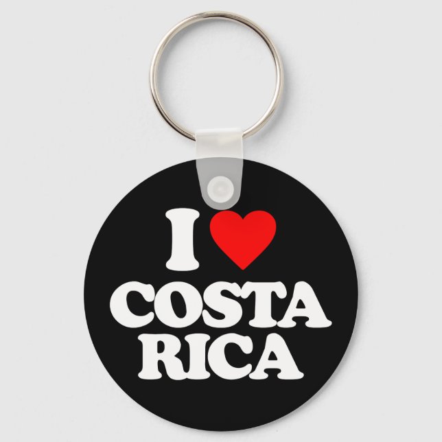 I LOVE COSTA RICA KEY RING (Front)