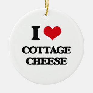I love Cottage Cheese Ceramic Tree Decoration