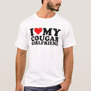 I Love Cougars Funny Cougar Valentine's Day 2WH1 T-Shirt