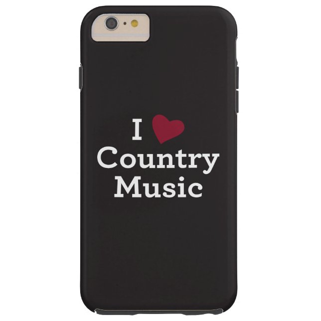 I Love Country Music Case-Mate iPhone Case (Back)