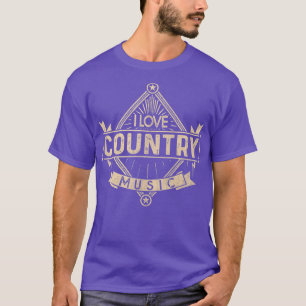 I Love Country Music  T-Shirt
