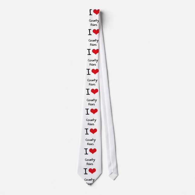 I love County Fairs Tie (Front)