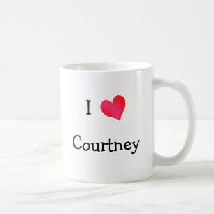 I Love Courtney Coffee Mug