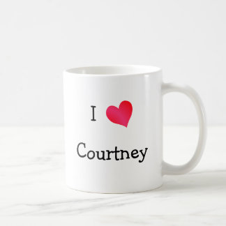 I Love Courtney Coffee Mug