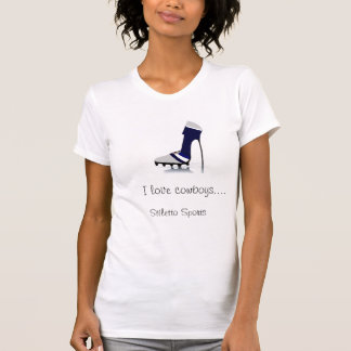 I love Cowboys Custom Football Tee