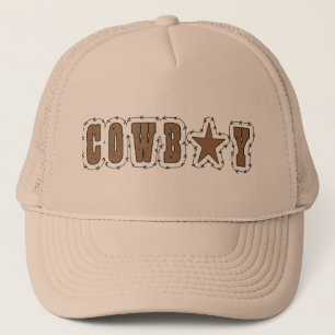 I Love Cowboys Western Trucker Hat