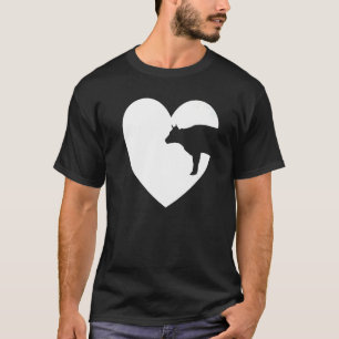 I Love Cows Farmer Bovine Cattle Valentines Day Co T-Shirt