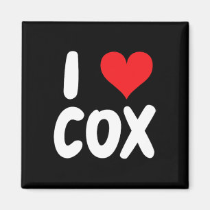I Love Cox - Heart - Name  Magnet