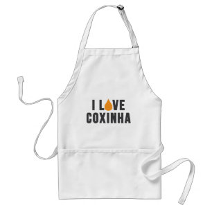 "I Love Coxinha" T-Shirt Standard Apron