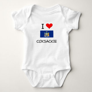 I Love Coxsackie New York Baby Bodysuit