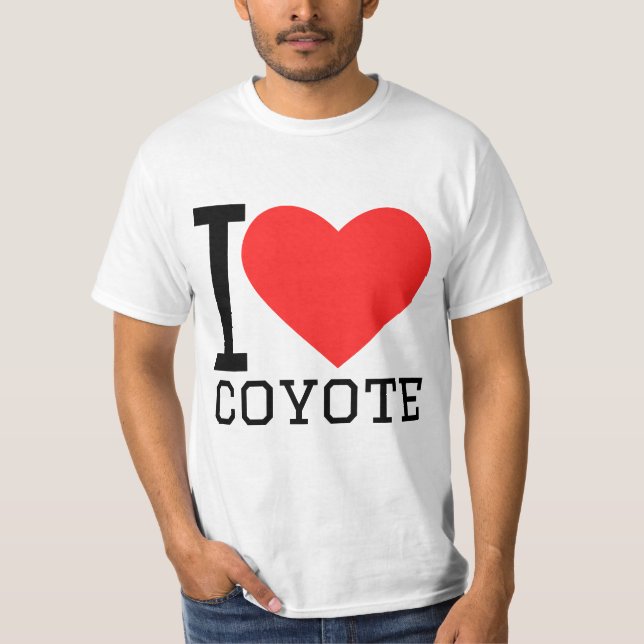 I love coyote T-Shirt (Front)