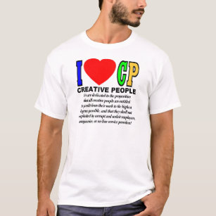I Love CP (Creative People) T-Shirt