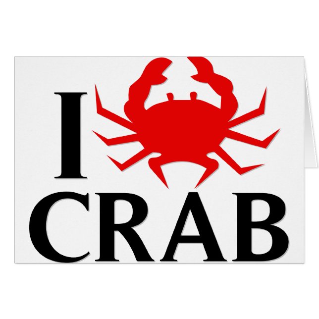 I Love Crab (Front Horizontal)