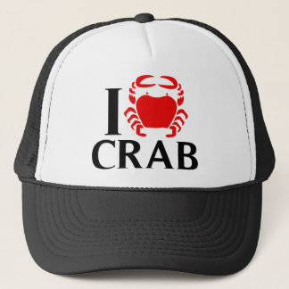 I Love Crab Trucker Hat