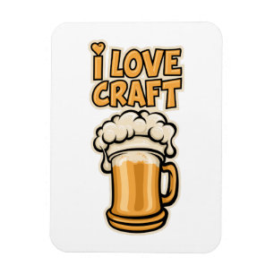 I Love Craft Beer Magnet