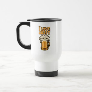 I Love Craft Beer Travel Mug