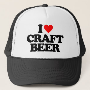 I LOVE CRAFT BEER TRUCKER HAT