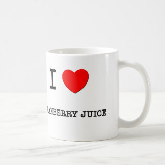 I Love CRANBERRY JUICE ( food ) Coffee Mug