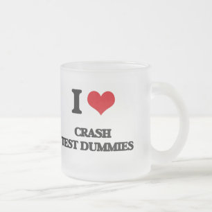 I love Crash Test Dummies Frosted Glass Coffee Mug