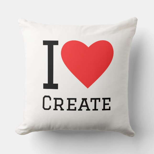 I love create cushion (Front)
