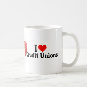 I Love Credit Unions Coffee Mug