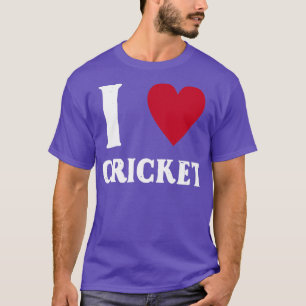 I Love Cricket5  T-Shirt