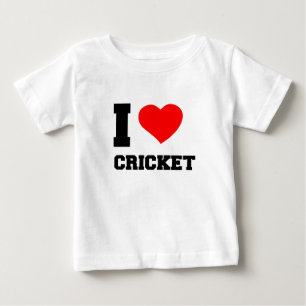 I LOVE CRICKET BABY T-Shirt