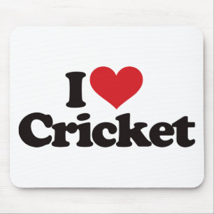 I Love Cricket Mouse Mat