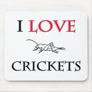 I Love Crickets Mouse Mat