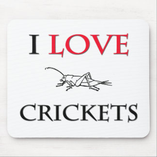 I Love Crickets Mouse Mat