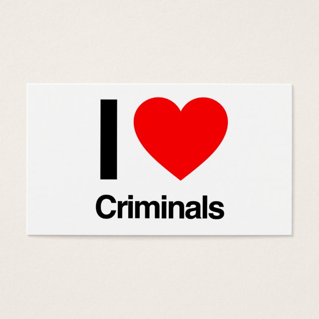 i love criminals (Front)